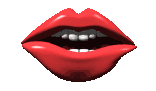 Gif animé bouche tordue